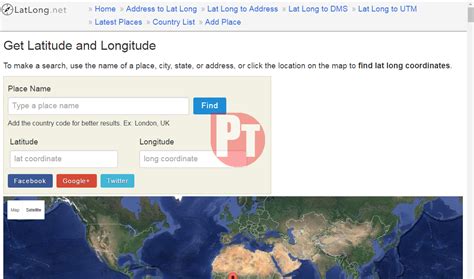 Latitude and Longitude Finder on Map Get Coordinates